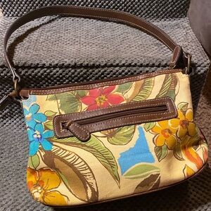 Like new small floral shoulder bag
